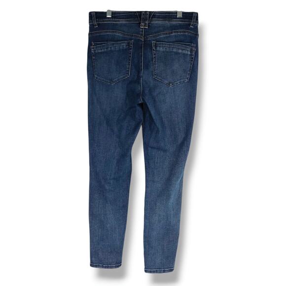 EUC Democracy Ab Technology Distressed High Rise Skinny Ankle Jeans Sz. 10x28 - Picture 3 of 9